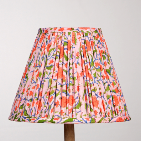 Multicolour Block Print Empire Lampshade Medium